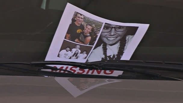 PHOTO: A missing person flyer for University of Iowa student Mollie Tibbetts. (KCRG)
