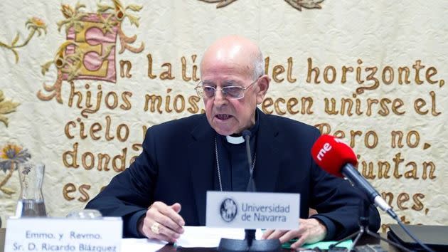 El presidente de la Conferencia Episcopal Española, Ricardo Blázquez.