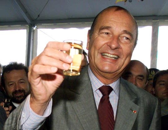 Jacques Chirac, connu pour son grand amour des bonnes choses
