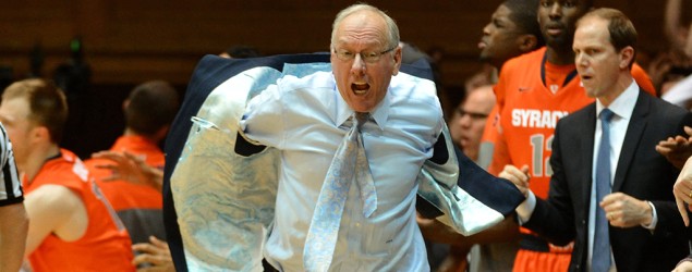 Jim Boeheim's protest and ejection against Duke haven't gone over well. (Getty Images)