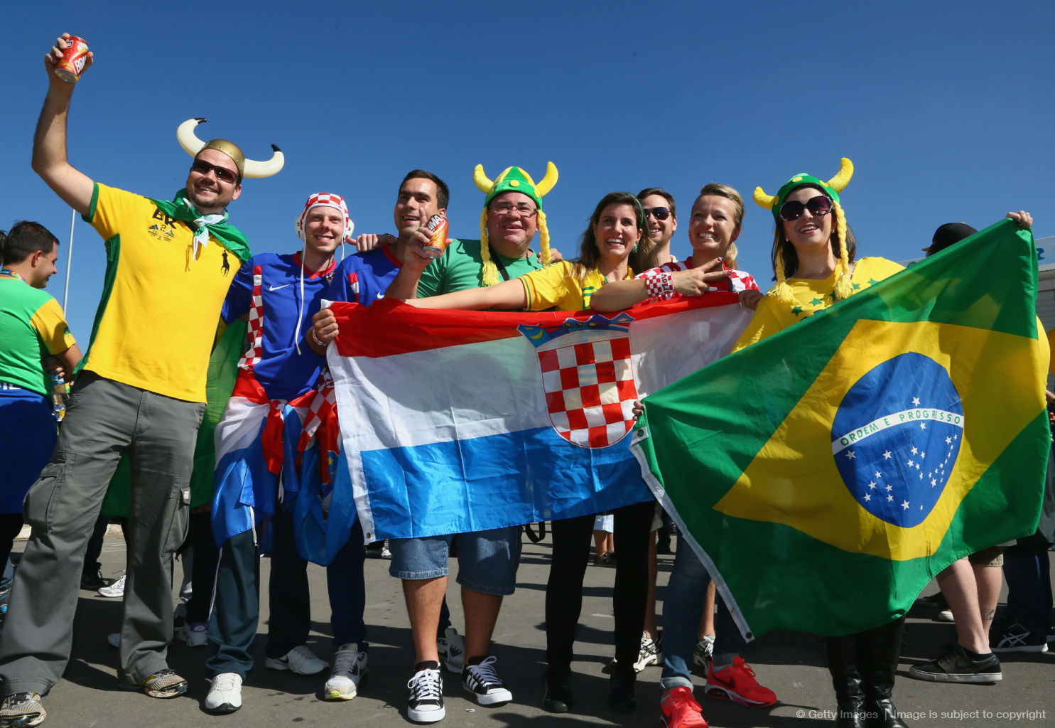 گزارش تصویری: برزیل کرواسی؛ دیدار افتتاحیه جام جهانی