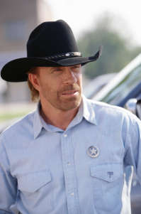 Portrait Of Chuck Norris As Walker, Texas Ranger