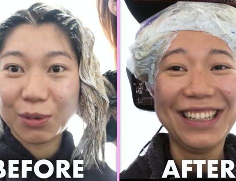 Bleaching My Hair For The First Time I Ve Never Tried Video