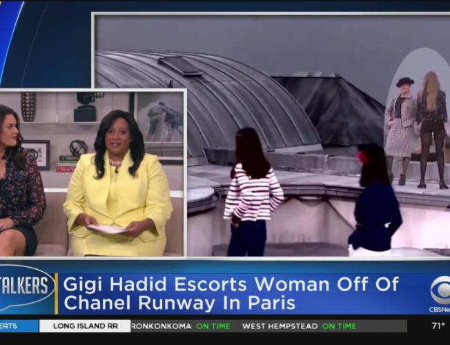 Gigi Hadid Confronts Runway Crasher