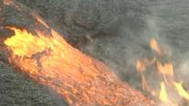 Raw: Lava Within 500 Feet of Main Town Road