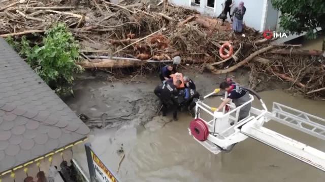 Drone Shows Dramatic Turkey Flood Rescue [ 360 x 640 Pixel ]