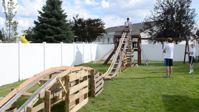 Teen Boys Build 50FootLong Backyard Roller Coaster For $50  ABC News Blogs  Yahoo
