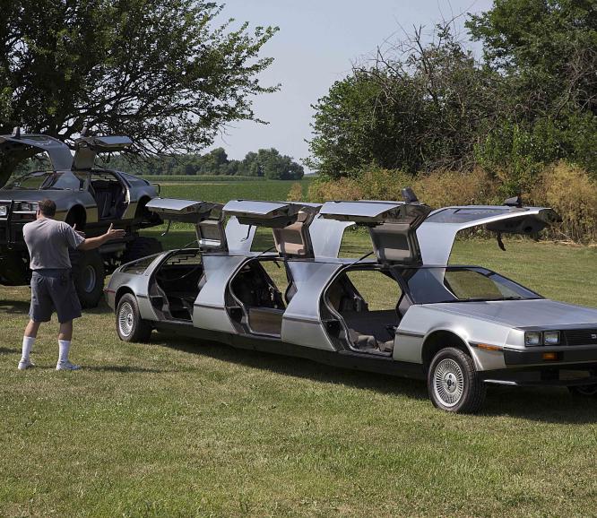 Meet The Delorean Collector With A Monster Truck Limo And Hovercraft