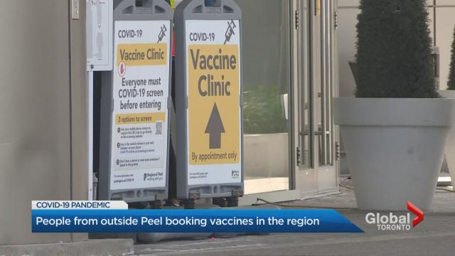 Toronto Residents Assigned To Peel Vaccination Clinics Amid Vaccine Supply Shortage