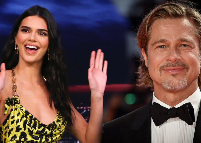 Kendall Jenner Was Too Nervous To Meet Brad Pitt At Kanyes Sunday Service