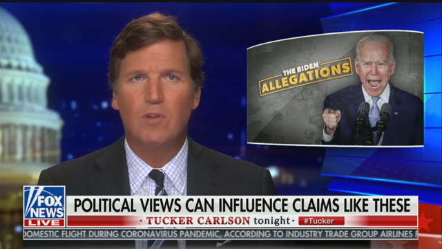 Tucker Carlson Questions The Timing Of Tara Reade S Allegations Against Joe Biden