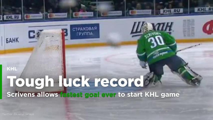 nhl fastest goal to start a game