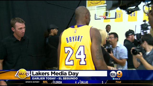 Bryant Talks Lakers Season At 2014 Media Day