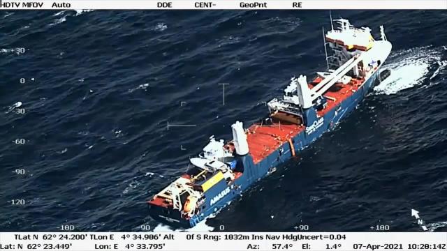 Bad Weather Postpones Salvage Operation For Dutch Cargo Ship