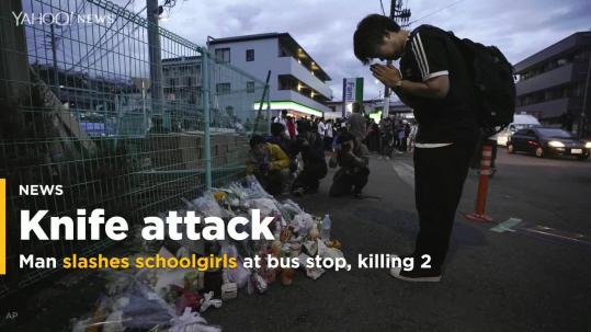 538px x 303px - Knife-wielding man slashes schoolgirls at bus stop in Japan ...