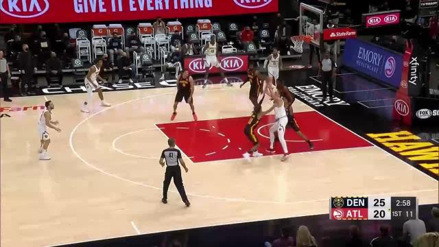 Facundo Campazzo With An Assist Vs The Atlanta Hawks