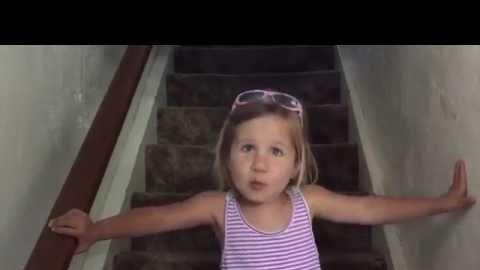 Adorable Little Girl Sings Song About Not Peeing The Bed