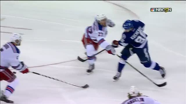 Kucherov snipes the OT winner by Lundqvist