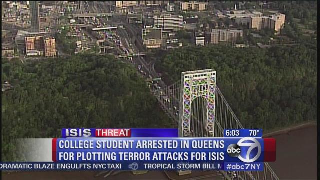 Queens college student charged with planning attacks on behalf of ISIS