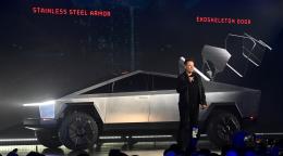 Behold The Tesla Cybertruck Is Here Techcrunch