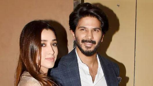 Dulquer Salman With Wifey Amal Sufiya Attend The Screening Of The Zoya Factor