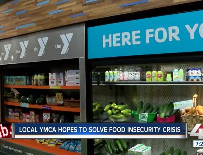 North Kansas City Ymca Welcomes New Food Pantry Video