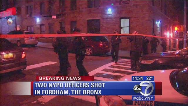 Two police officers shot in Fordham section of the Bronx