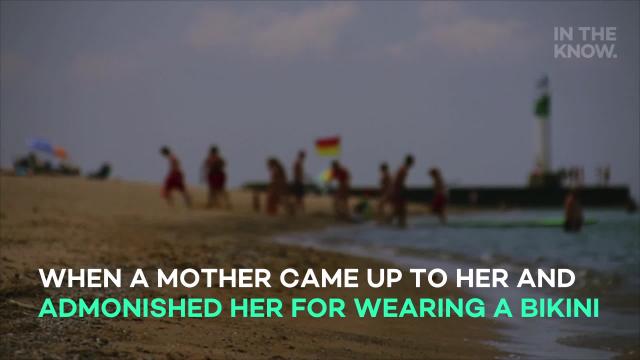 Junior Nude Girls On The Beach - Mom demands bikini-clad woman cover up because her sons are staring: 'Why  is it the girl's fault?'