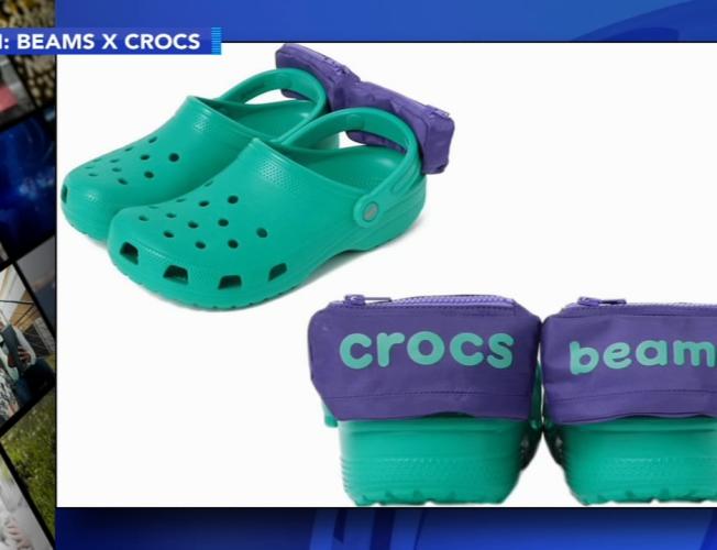 crocs navy sandals
